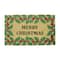 Natural Coir Holly Berries "Merry Christmas" Doormat